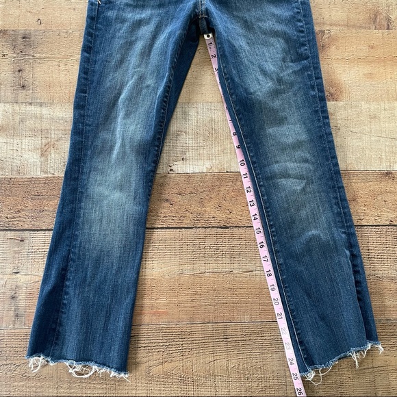 Anthroplogie Pilcro and the letterpress Anthro Straight Leg STET Jeans Raw Hem - Picture 8 of 10